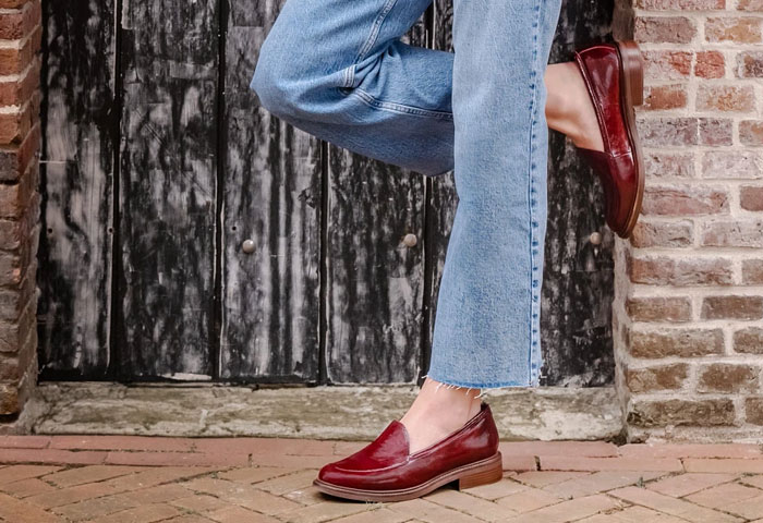 Featuring the Napoli II loafer in Red. 